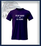 PLAY HARD T-Shirt Druck<br> Brust groß