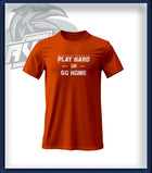 PLAY HARD T-Shirt Druck<br> Brust groß