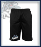 Ravens Mesh Shorts Druck<br>Logo Bein groß