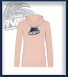 Frau Zipped Jacket Druck<br>Logo Rücken groß