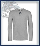 Mann Long Sleeve Druck<br>Logo Brust klein