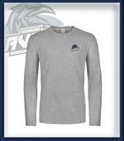Mann Long Sleeve Druck<br>Logo Brust klein