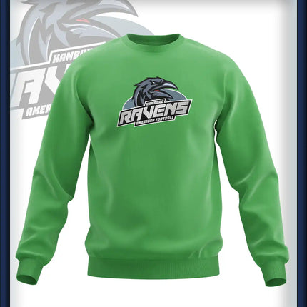 Ravens Crew Neck Druck<br>Logo Brust groß