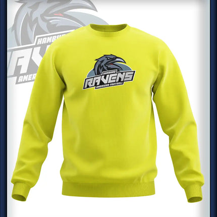 Ravens Crew Neck Druck<br>Logo Brust groß