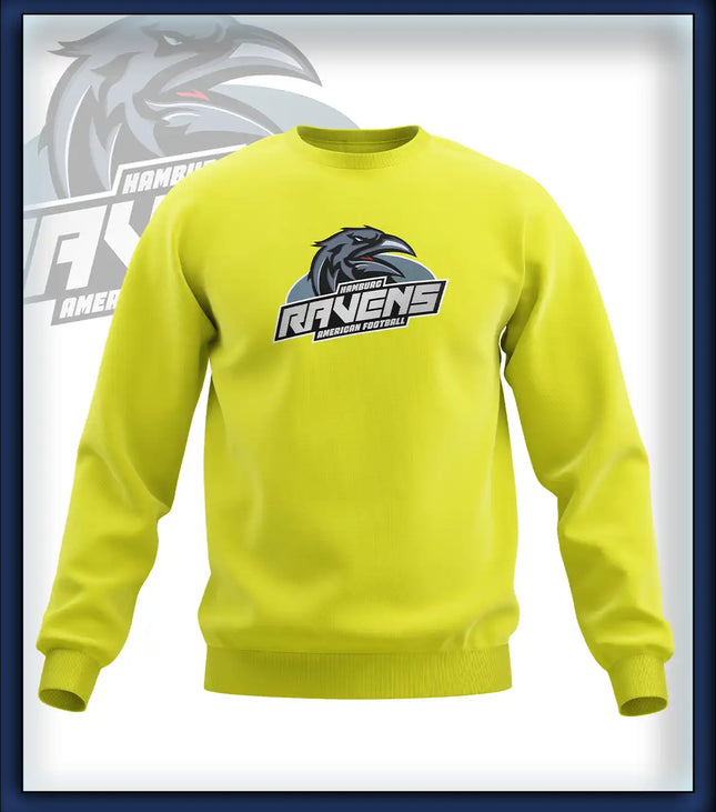 Ravens Crew Neck Druck<br>Logo Brust groß