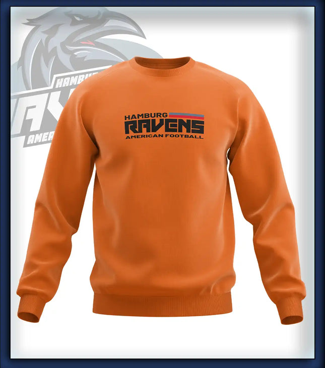 Ravens Crew Neck Druck<br>Schriftzug Brust groß
