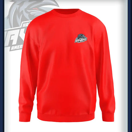 Ravens Crew Neck Druck<br>Logo Brust klein