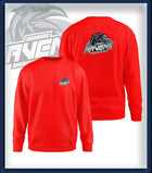 Ravens Crew Neck Druck<br>Logo Brust klein Rücken groß