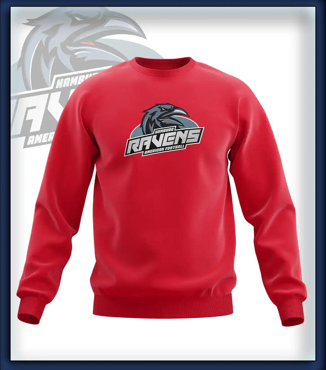 Ravens Crew Neck Druck<br>Logo Brust groß