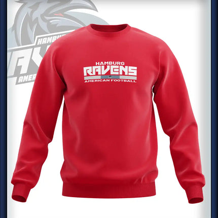 Ravens Crew Neck Druck<br>Schriftzug Brust groß