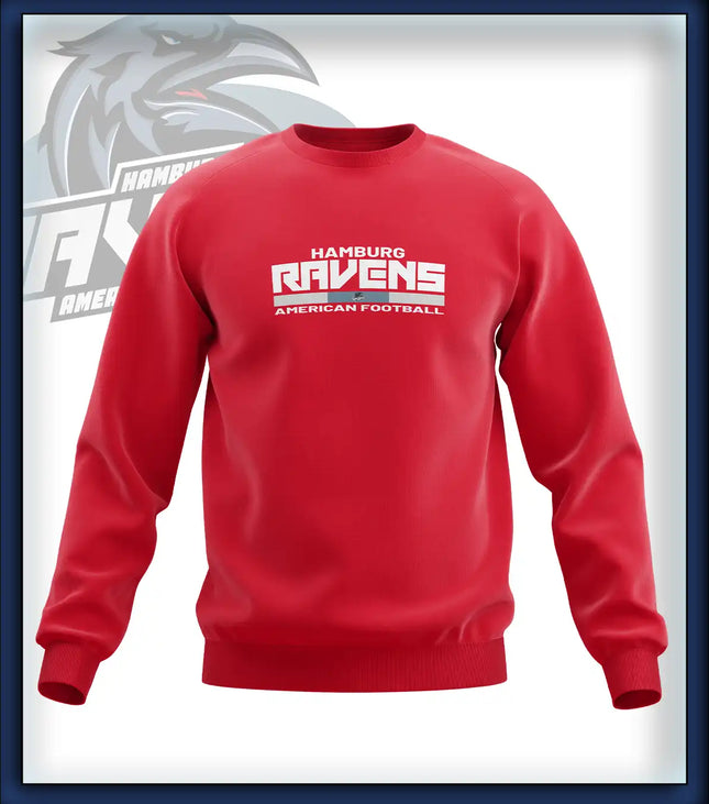 Ravens Crew Neck Druck<br>Schriftzug Brust groß