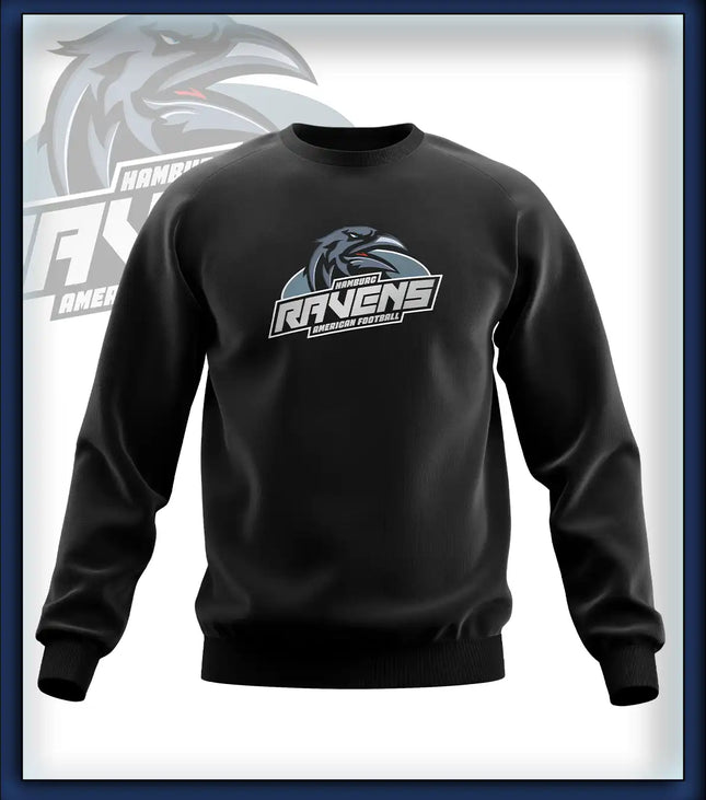 Ravens Crew Neck Druck<br>Logo Brust groß