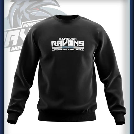 Ravens Crew Neck Druck<br>Schriftzug Brust groß