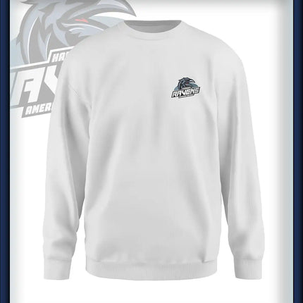 Ravens Crew Neck Druck<br>Logo Brust klein