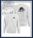 Ravens Crew Neck Druck<br>Logo Brust klein Rücken groß