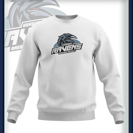 Ravens Crew Neck Druck<br>Logo Brust groß