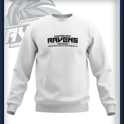 Ravens Crew Neck Druck<br>Schriftzug Brust groß
