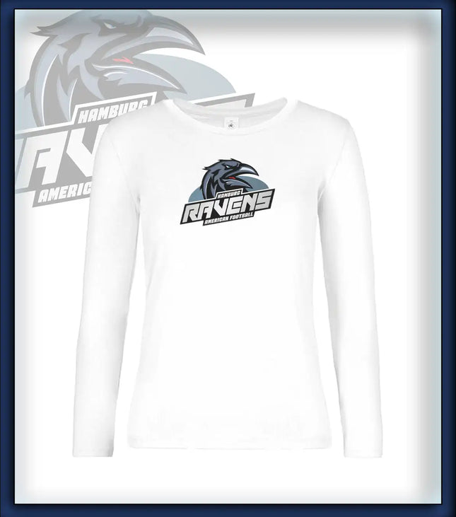 Frau Long Sleeve Druck<br>Logo Brust groß