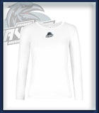 Frau Long Sleeve Druck<br>Logo Brust klein