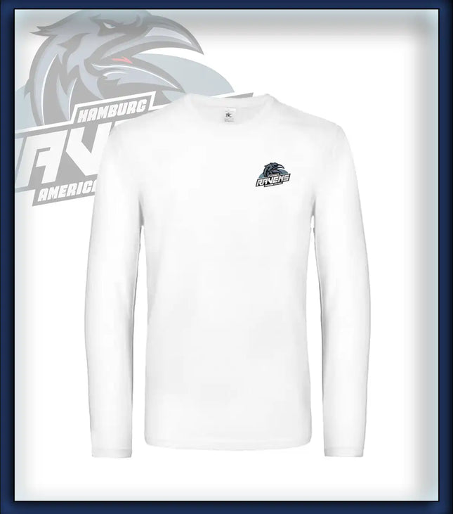 Mann Long Sleeve Druck<br>Logo Brust klein