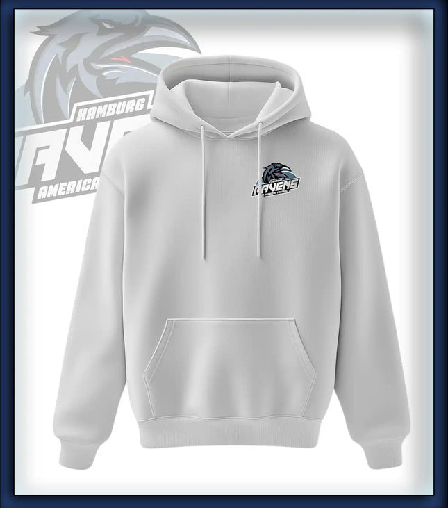 Ravens King Hoodie Druck<br>Logo Brust klein